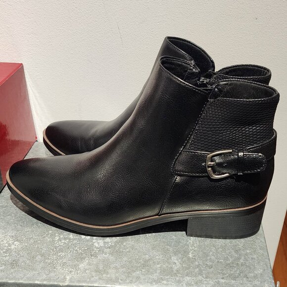 Baretraps Marconi Booties with Accent Strap and Buckle - Picture 3 of 11